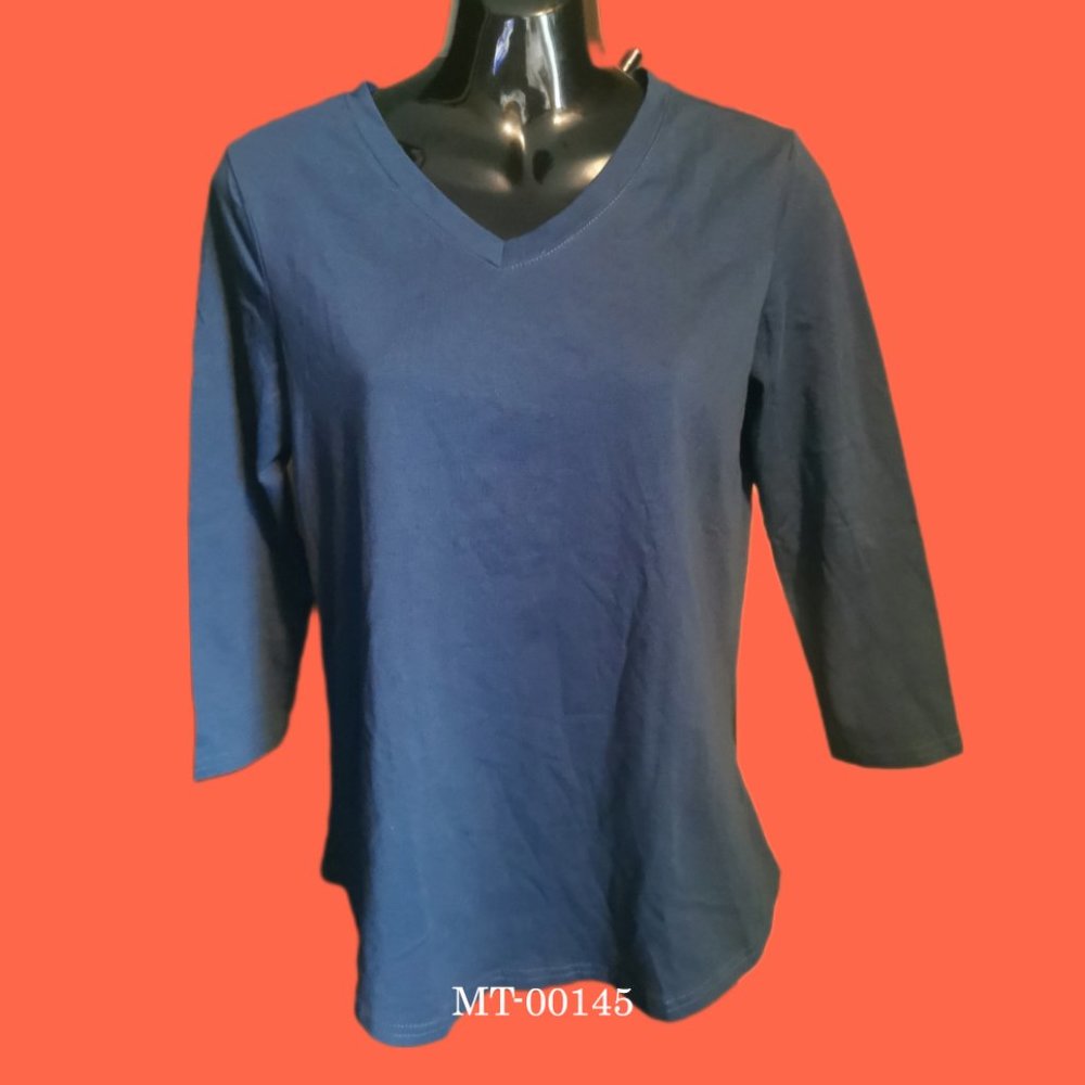 Weatherproof Women's V-Neck Shirt, 2-pack (Pink/Blue)